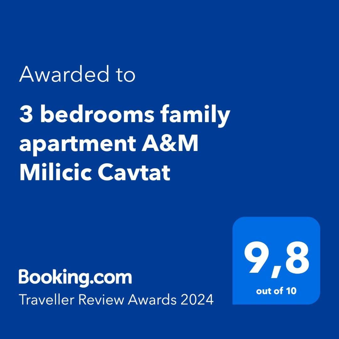 A&M Cavtat Family Apartment - 3 Bedrooms And Free Parking 外观 照片